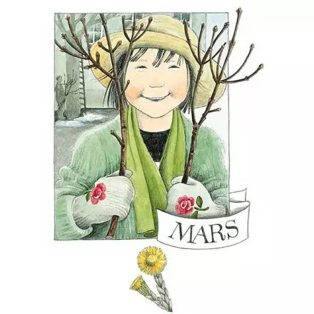 Mars Linneas månadskort