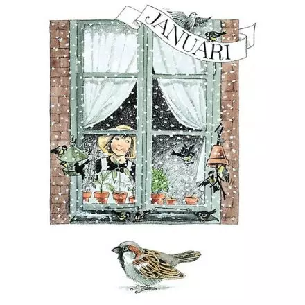 Januari Linneas månadskort