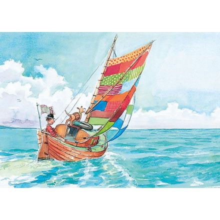 Mulle Meck bygger en båt