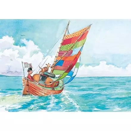 Mulle Meck bygger en båt