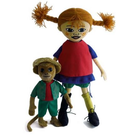 Pippi och herr Nilsson dockorna