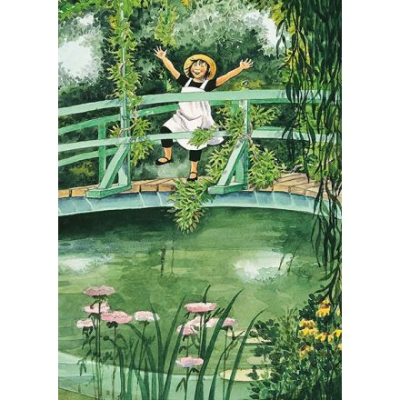 Linnea i trädgård, bron