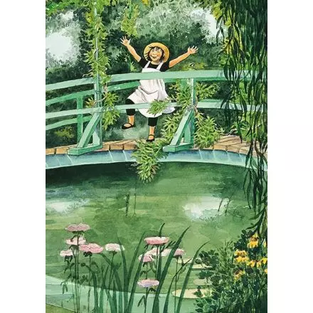 Linnea i trädgård, bron