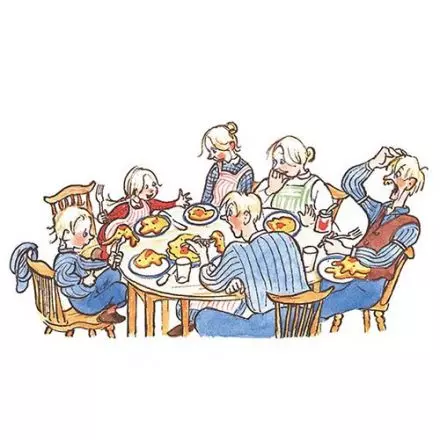 När lilla Ida, familjen