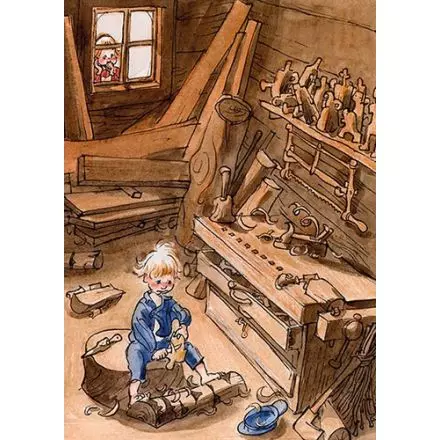 När lilla Ida, snickerboa