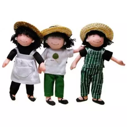 Linnea minidocka förkläde