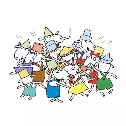 Bu och Bä Inbjudningskort