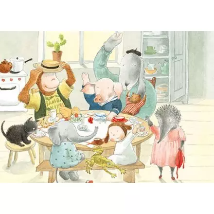 Lilla Kotten inbjudningskort