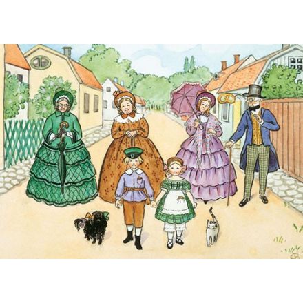 Tanterna på promenad A4