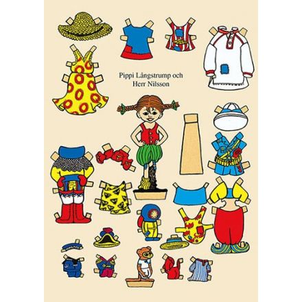 Pippi Långstrump klippdocka