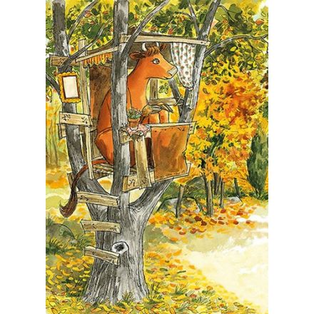 Mamma Mu bygger koja, klar