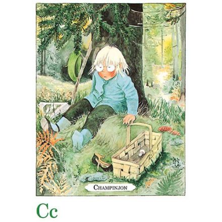 Champinjon, Majas alfabet