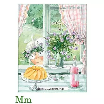 Midsommarblomster, Majas alfab