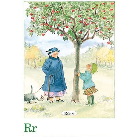 Rönn, Majas alfabet