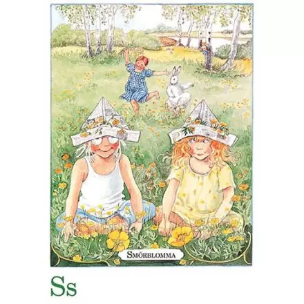 Smörblomma, Majas alfabet