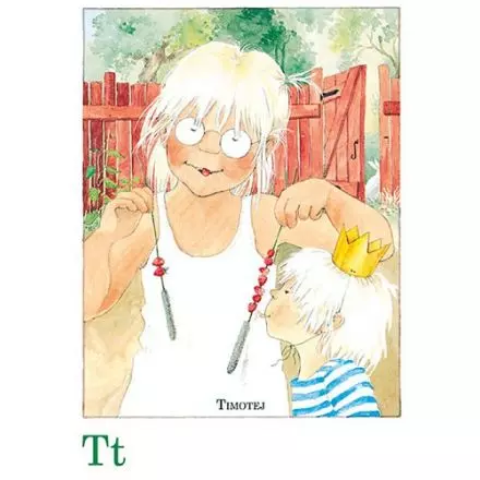 Timotej, Majas alfabet