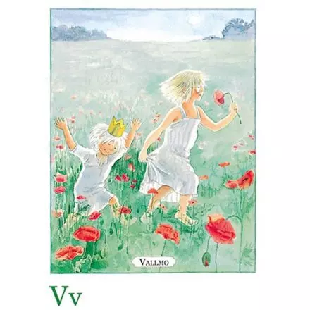 Vallmo, Majas alfabet