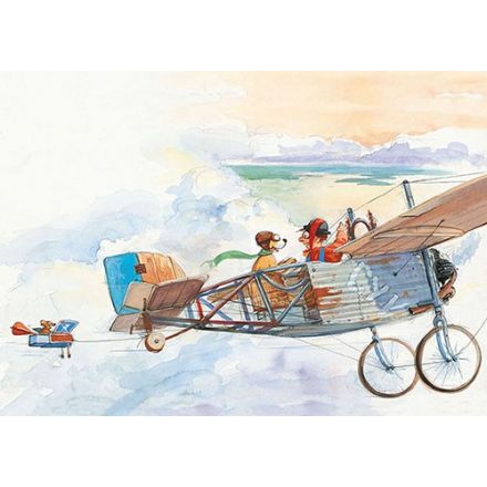 Mulle Meck bygger ett flygplan