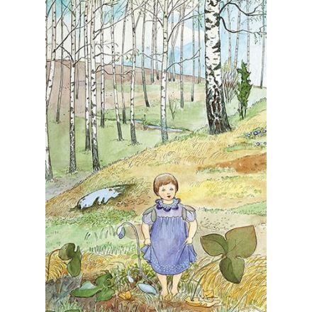 Blåsippan ute i backarna står