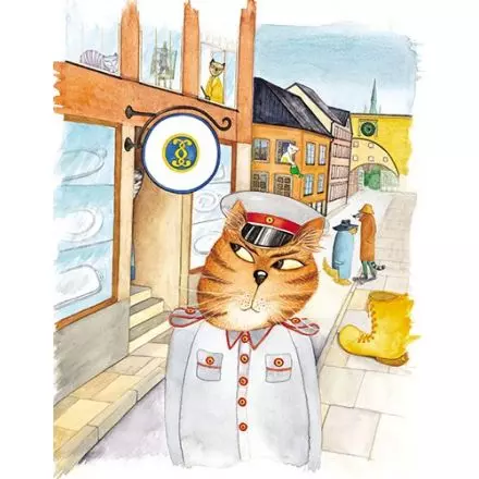 Konstapel Katt kräver kakor