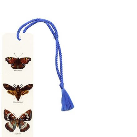 Svenska fjärilar bokmärke