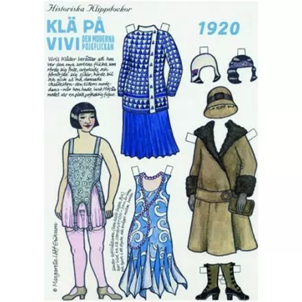 Vivi 1920 klippdocka