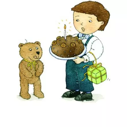 Olle gratulerar minikort