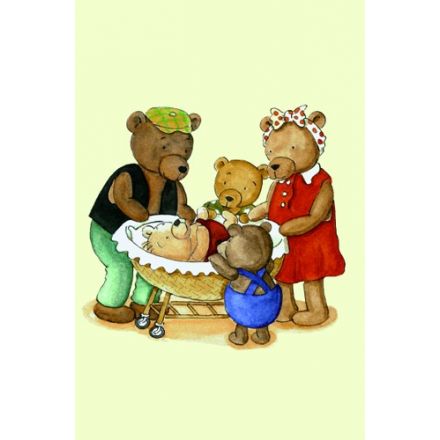 Familjen Nalle minikort