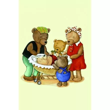 Familjen Nalle minikort