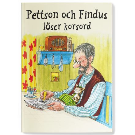 Pettson och Findus löser korsord