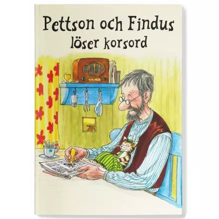 Pettson och Findus löser korsord