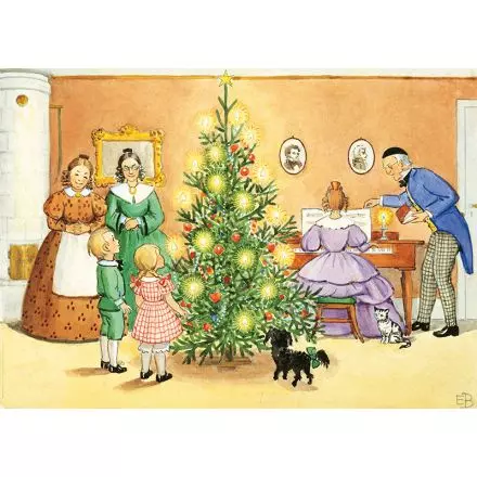 Petter och Lotta jul affisch