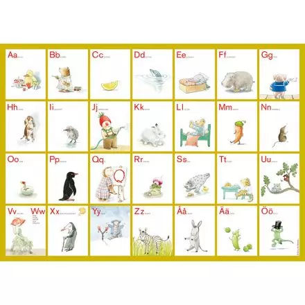 ABC sa lilla t affisch