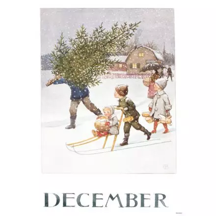 Månadsbild - December, Beskow