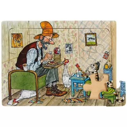 Findus flyttar ut rampussel