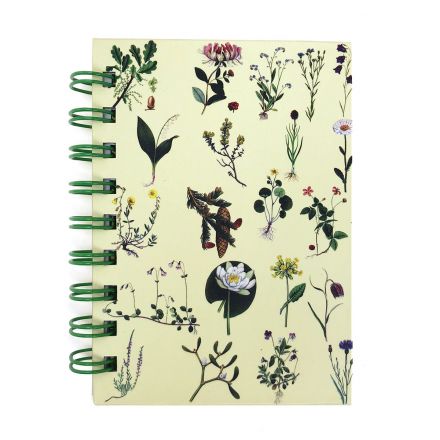 Blommor spiralblock A6