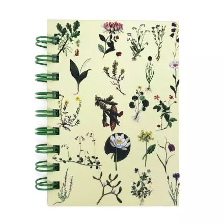 Blommor spiralblock A6