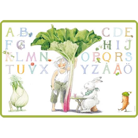 Majas alfabet underlägg