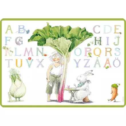 Majas alfabet underlägg