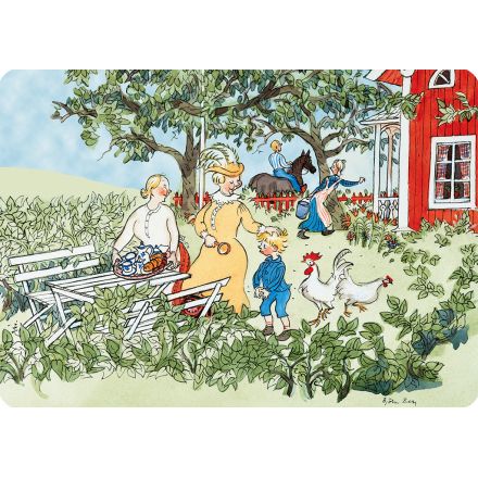 Emil i trädgården underlägg