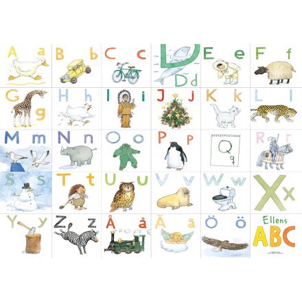 Ellens ABC underlägg