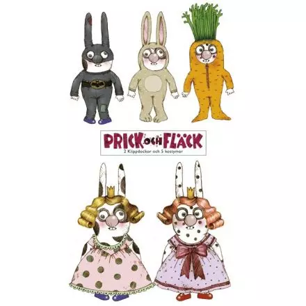 Prick och Fläck Klippdockor