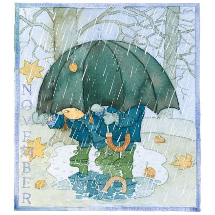 November - månadsbild A5 av Catarina Krusvaal