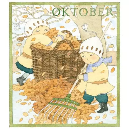 Oktober - månadsbild A5 av Catarina Krusvaal