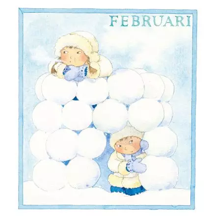 Februari - månadsbild A5 av Catarina Krusvaal