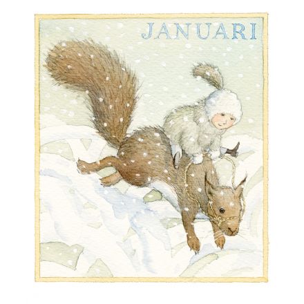 Januari - månadsbild A5 av Catarina Krusvaal