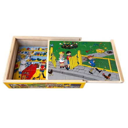 Pippi Långstrump 4st träpussel