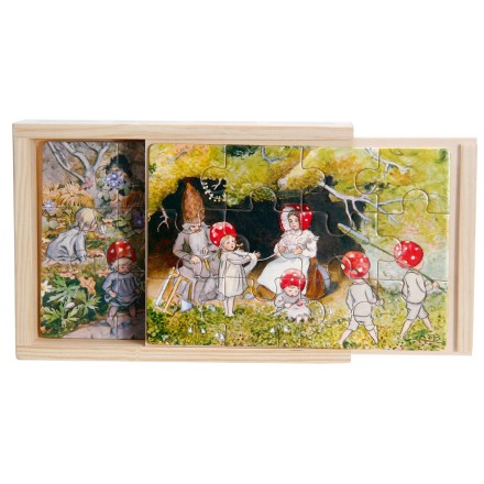 Tomtebobarnen 4 x trä