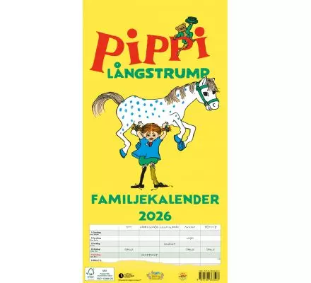 Pippi Långstrump familjekalender 2026