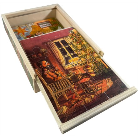 Pettson & Findus firar jul 4 x träpussel